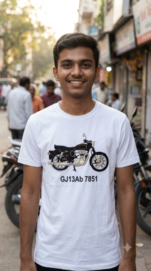 Custom Embroidered T-shirt